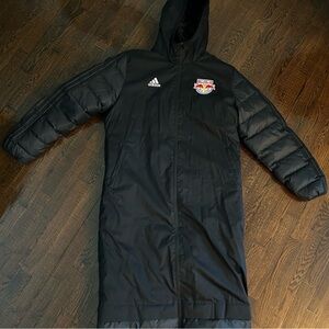 Red Bull New York Black Hooded
Parka/Puffer Jacket
